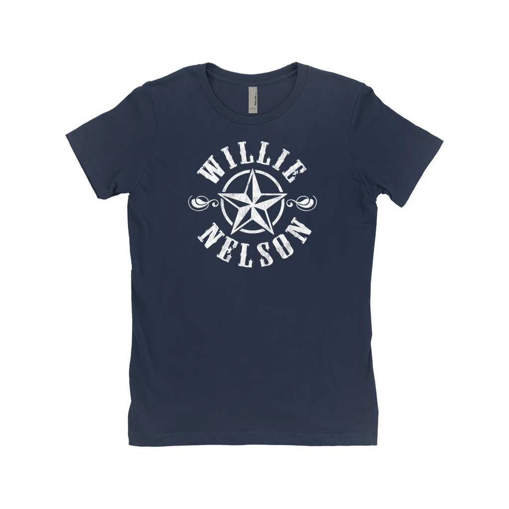 Willie Nelson Star Logo Ladies Tee