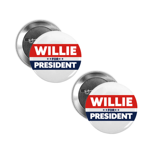 2024 Willie For President Button Set