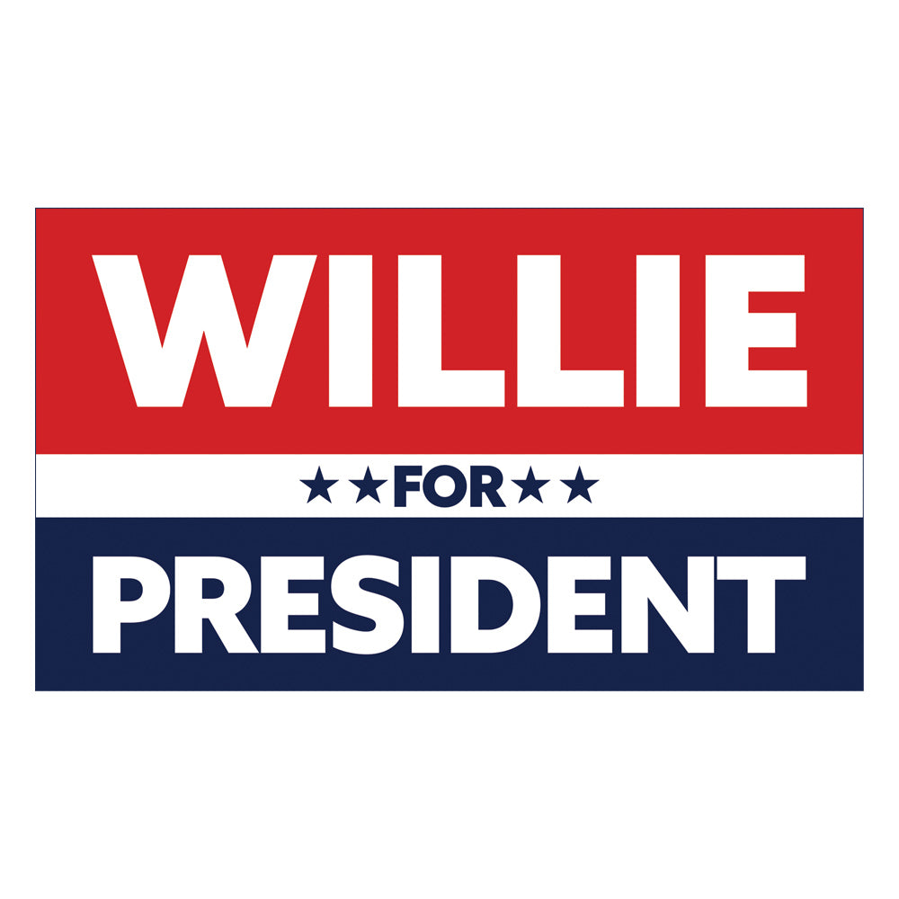 2024 Willie For President Bumper Sticker