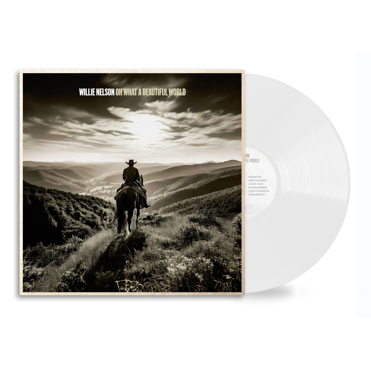 Oh What A Beautiful World White Vinyl (WillieNelson.com Exclusive)
