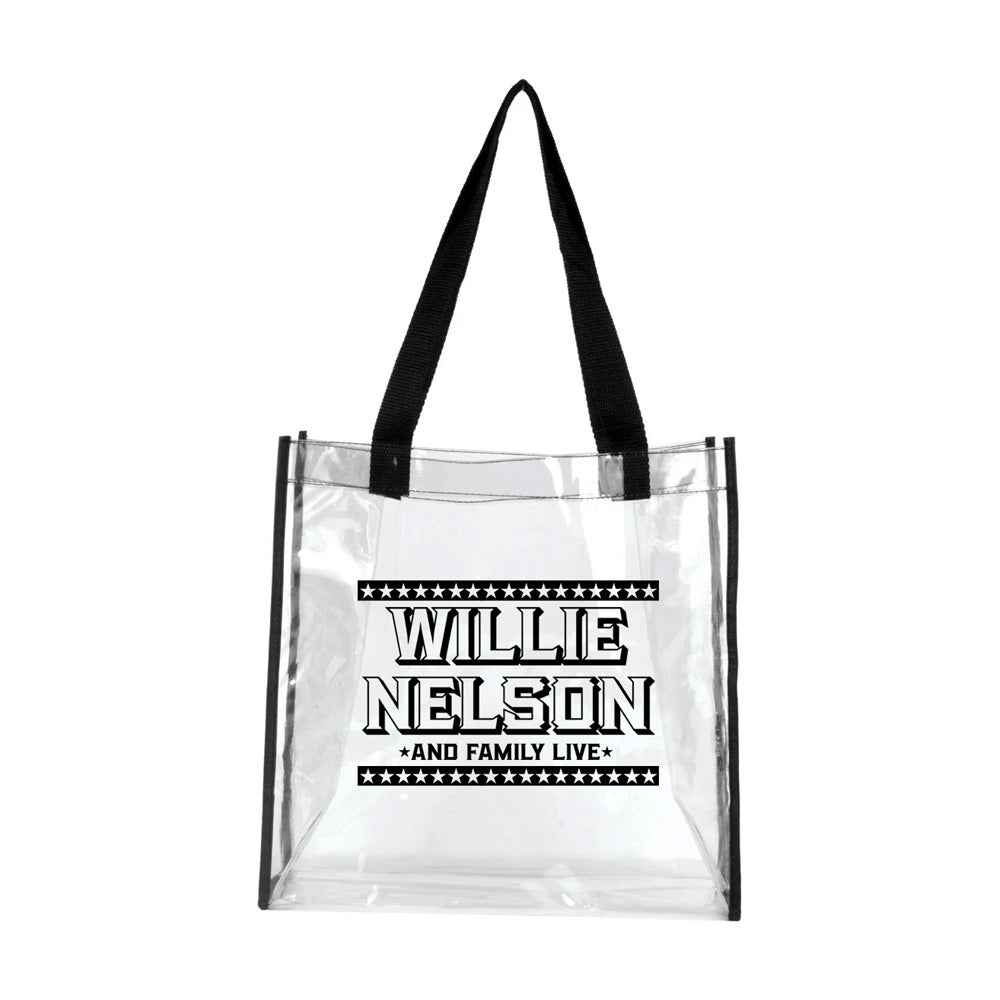 Willie and Family Clear Tote