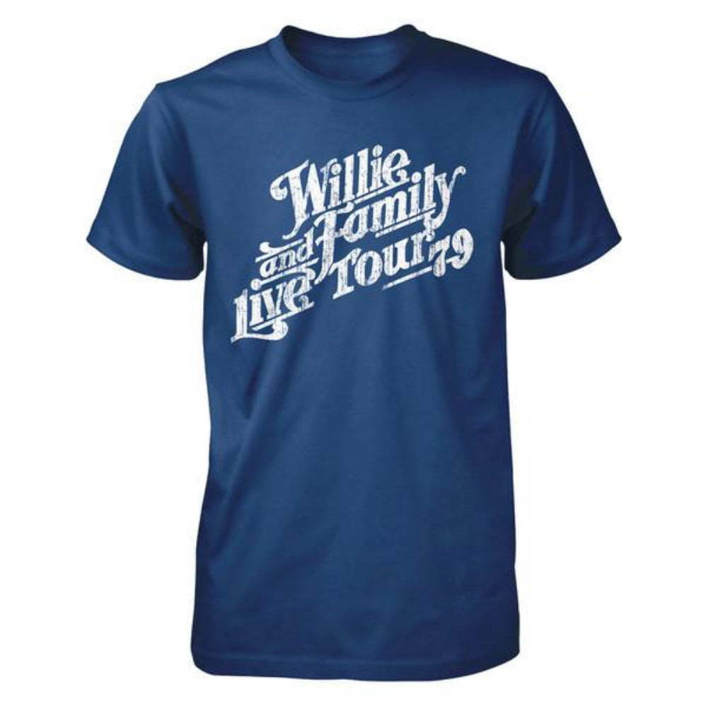 Concert Willie Nelson T Shirts Willie And Family Live 79 Tour T-Shirt