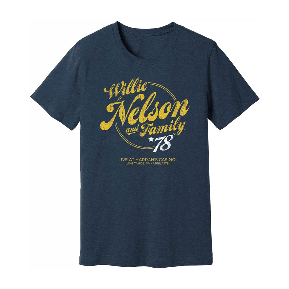 Willie Nelson & Family Live '78 Navy T-Shirt