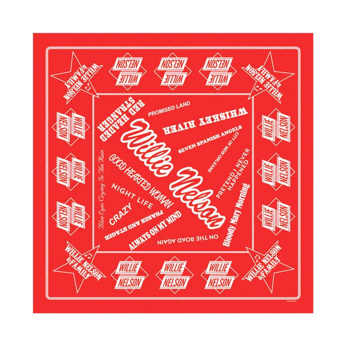 Premium Willie Nelson Songs Bandana