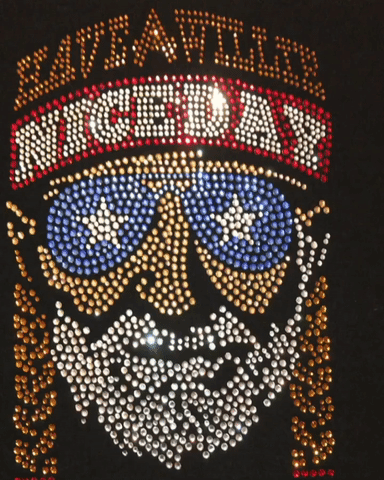 Official Willie Nelson Have A Willie Nice Day Crystal Tank