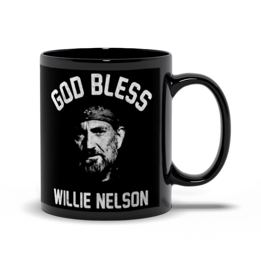 God Bless Willie Nelson 11oz Mug