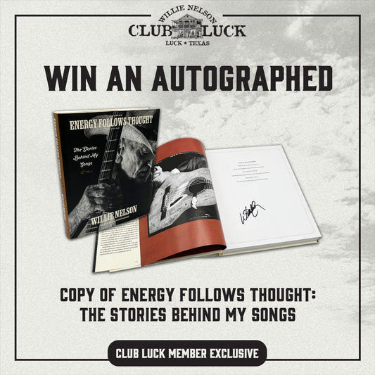 Enter to Win an Autographed Willie Nelson Book!