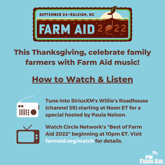 Farm Aid & Giving Tuesday