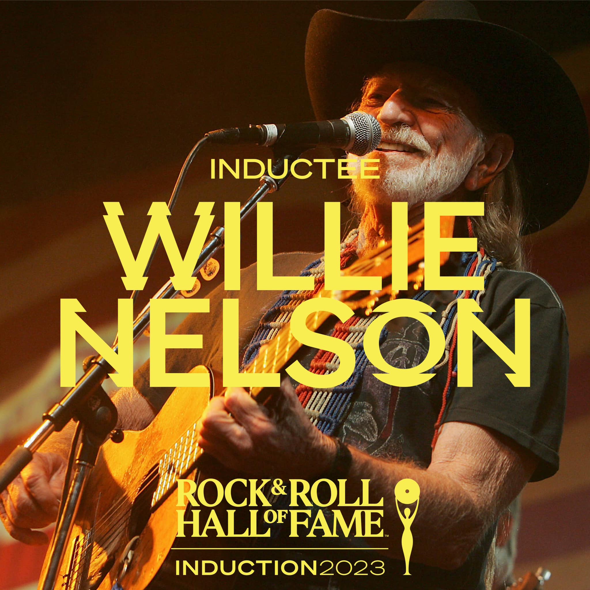 Willie to be Inducted into Rock & Roll Hall of Fame – Willie Nelson Shop
