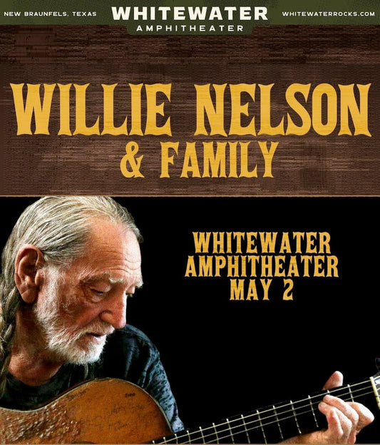New Show Announced - 5/2 Whitewater Amphitheater New Braunfels, TX