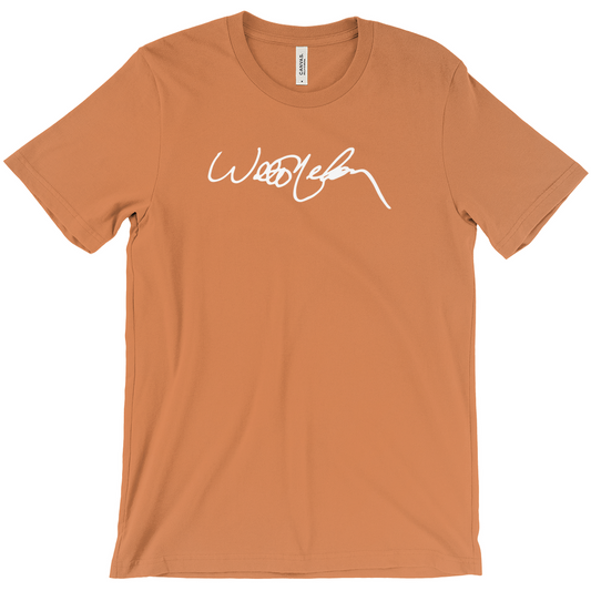Willie Nelson Signature T-Shirt (Burnt Orange)