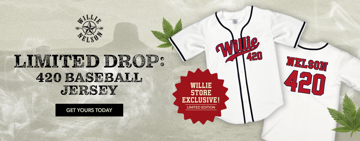 Willie Nelson 420 Baseball Jersey