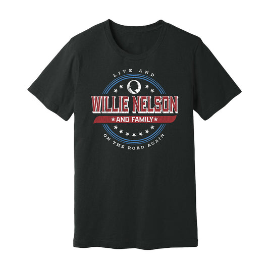 Willie and Family On The Road Again Tee