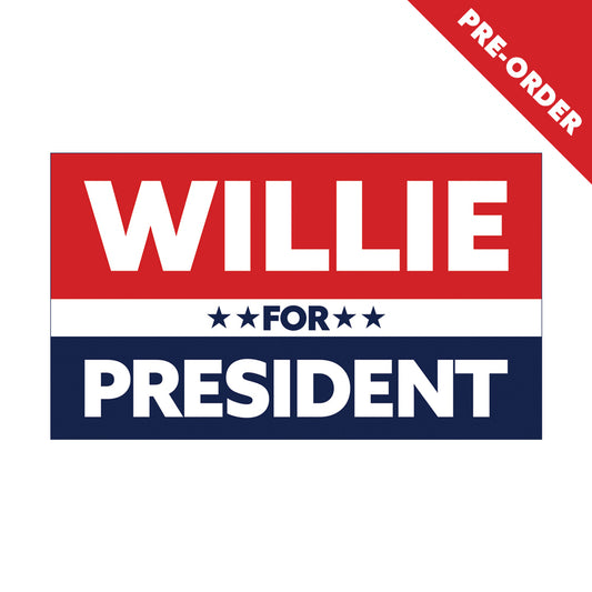 2024 Willie For President Bumper Sticker
