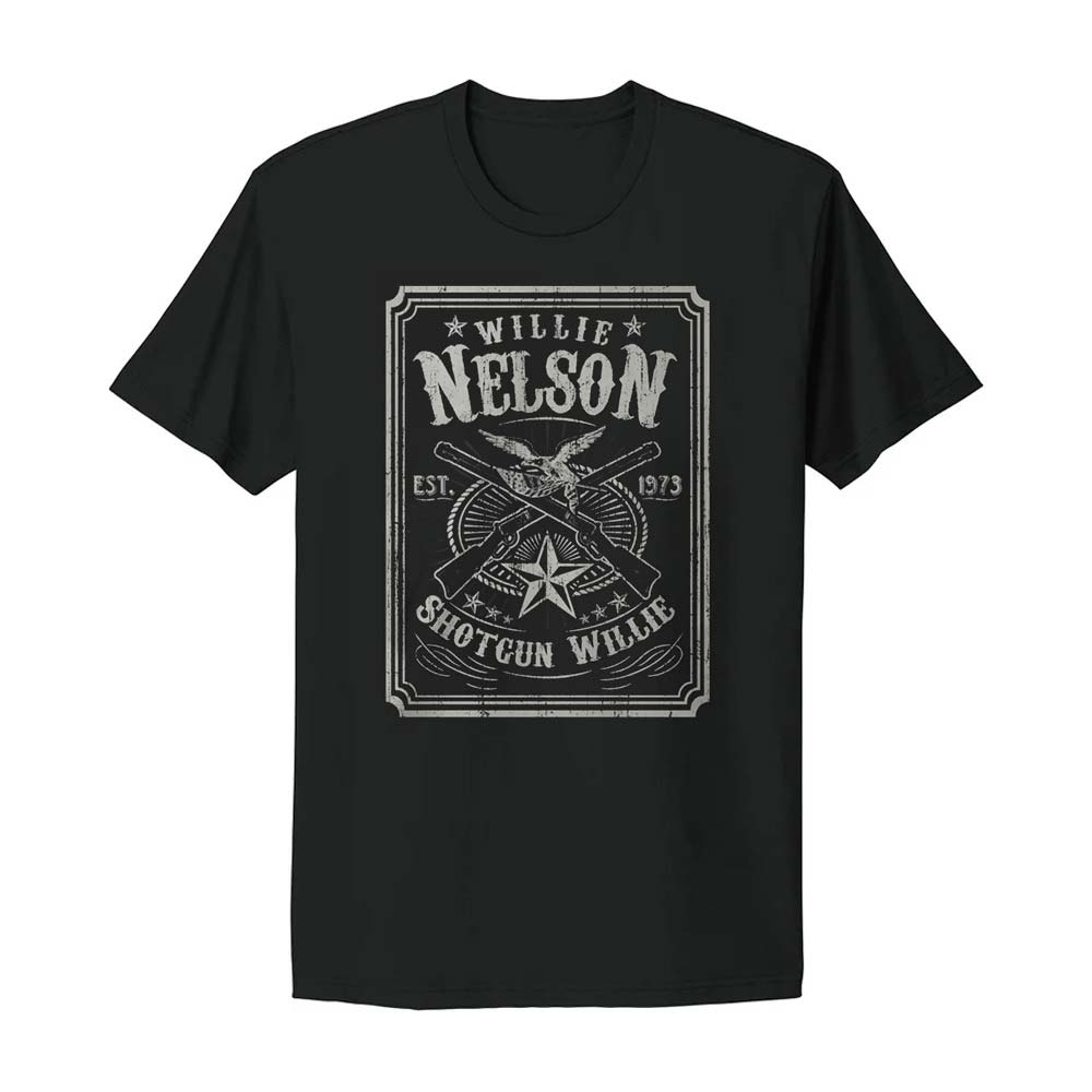 Official Retro Shotgun Willie Nelson Tee