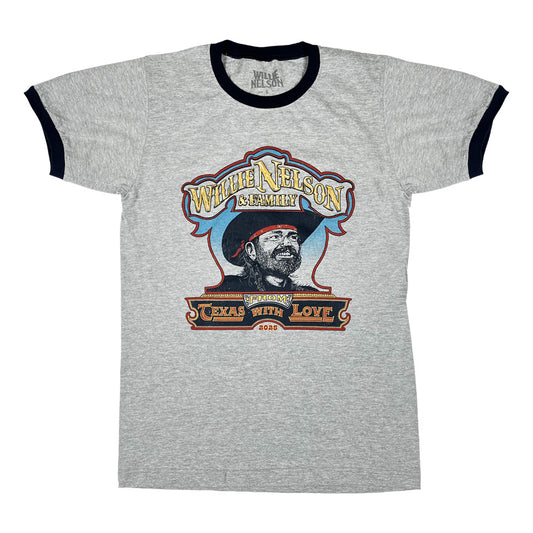 Willie 2025 Sketch Tour Ringer Shirt