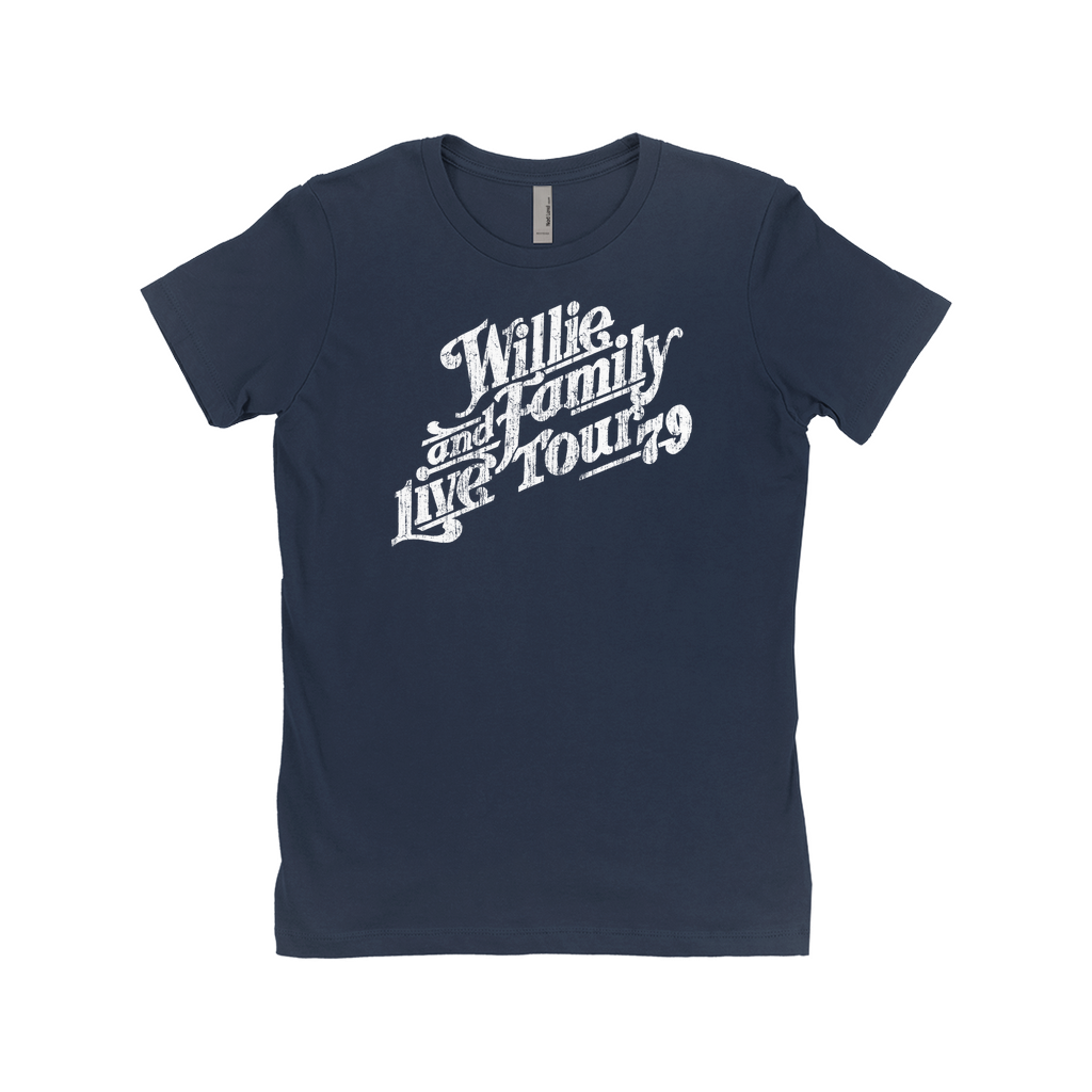 Willie and Family Live Tour '79 Ladies T-Shirt