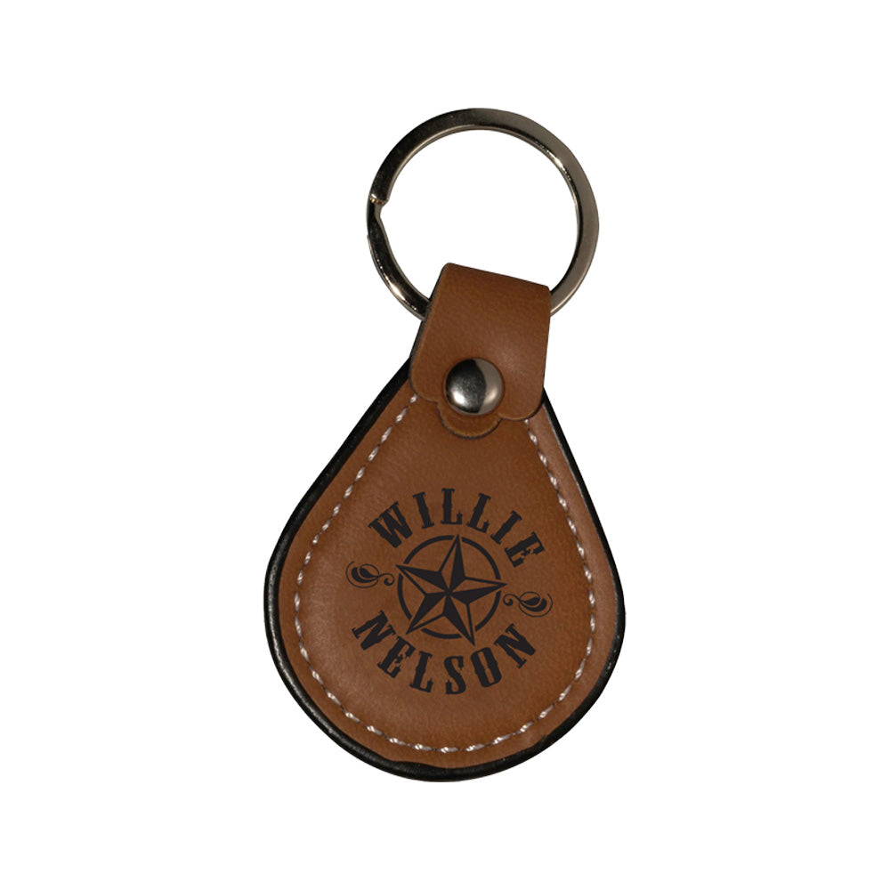 Willie Nelson Star Logo Keyring