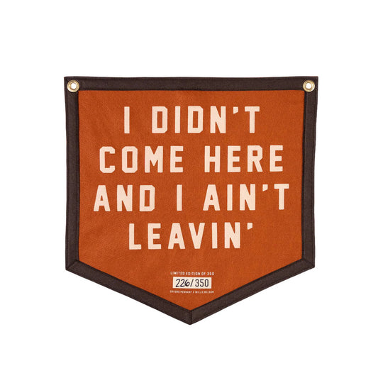 Willie Nelson Limited Edition Pennant