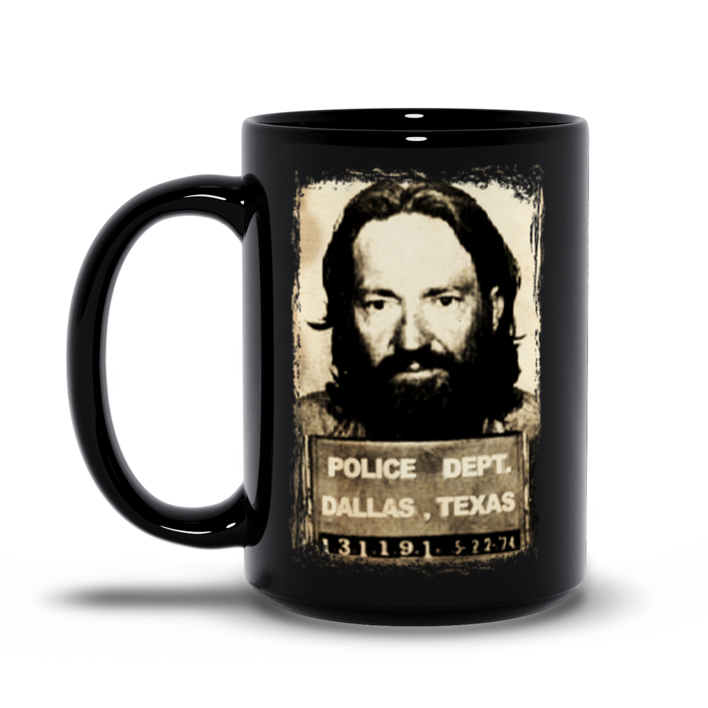 Willie Nelson Mugshot Mug