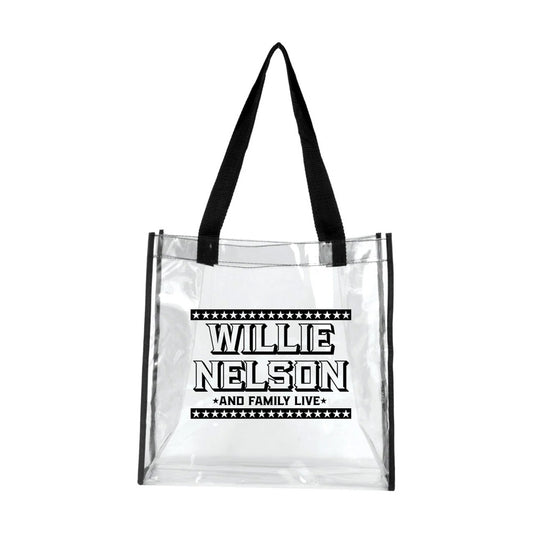 Willie and Family Clear Tote