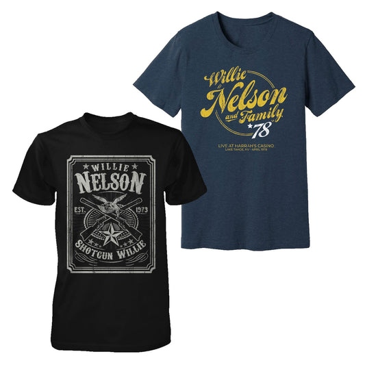 Willie Nelson T-Shirt Bundle