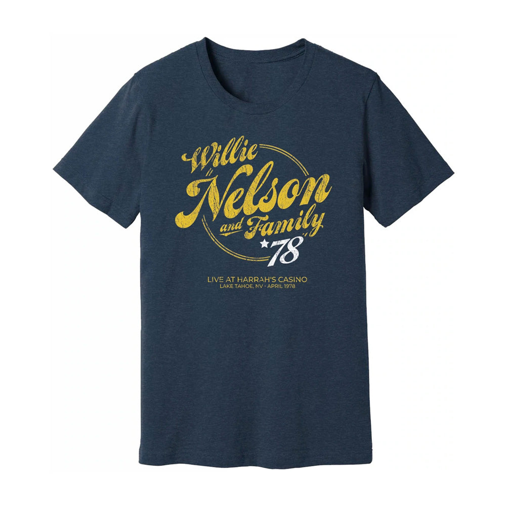 Exclusive Willie Nelson & Family Live ’78 Navy T-Shirt