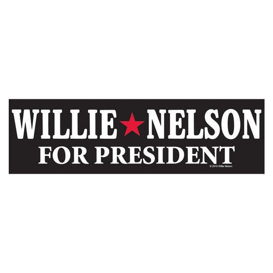 Official Willie Nelson for President Sticker
