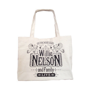 Willie Nelson Live Deluxe Canvas Tote
