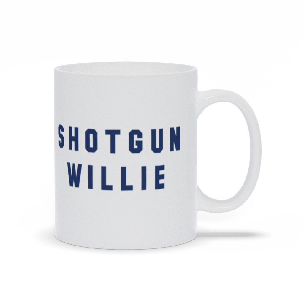 Shotgun Willie 11oz White Mug